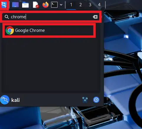 Google Chromeを起動